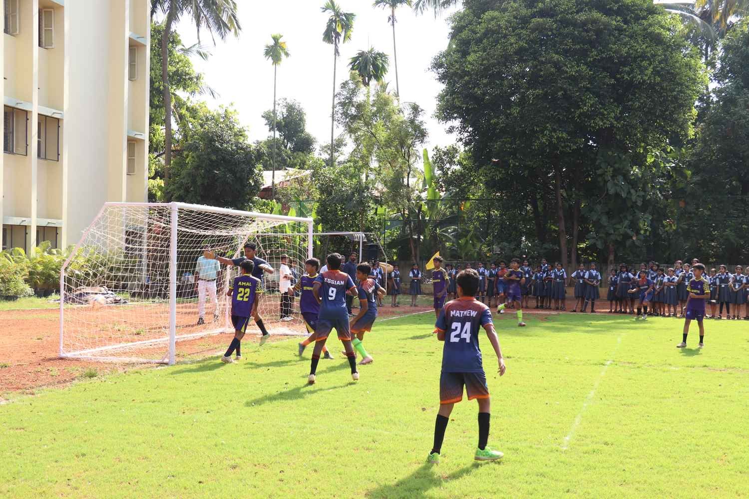 DEVAMATHA CMI PUBLIC SCHOOL INAUGURATES RENOVATED SCHOOL GROUND